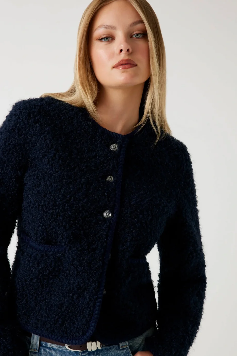 Guess Ivana Kadın Mavi Kürk W5BL69W3860-G77G