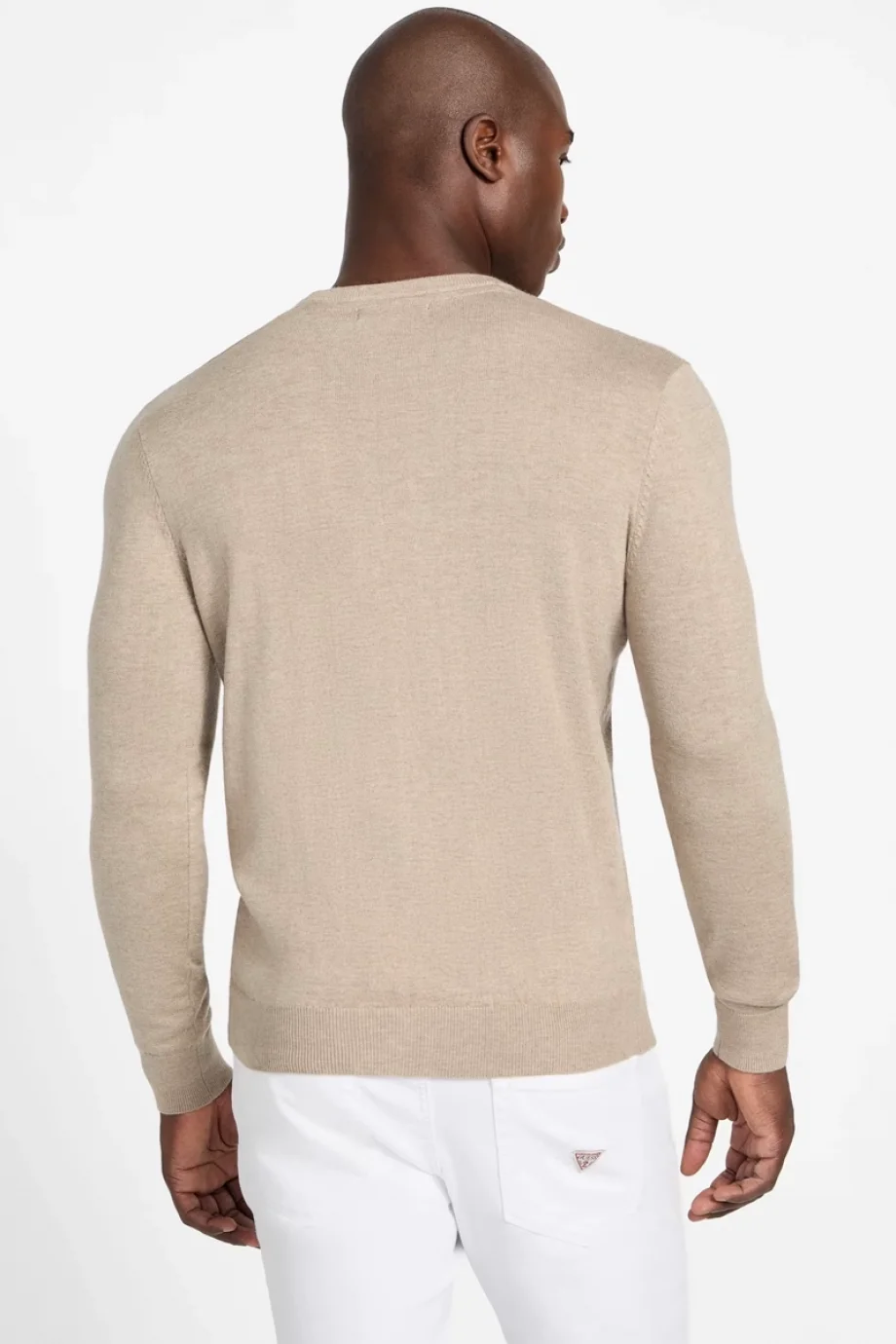 Guess Jamaar Erkek Bej Yün Karışımlı  Kazak  M5BR08Z0432-H184