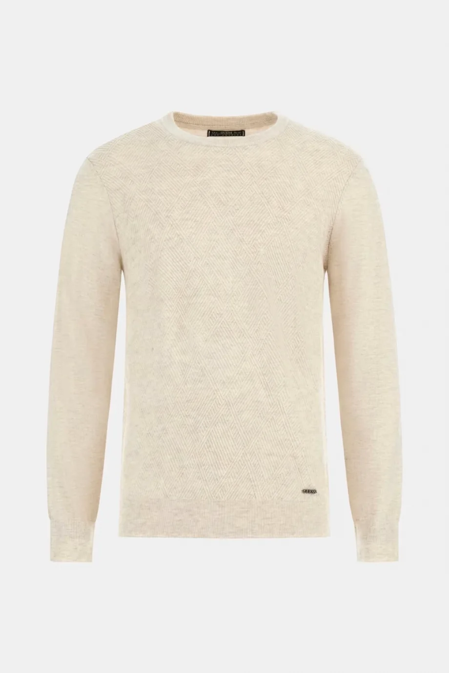 Guess Jamaar Erkek Krem Yün Karışımlı  Kazak  M5BR08Z0432-LOH