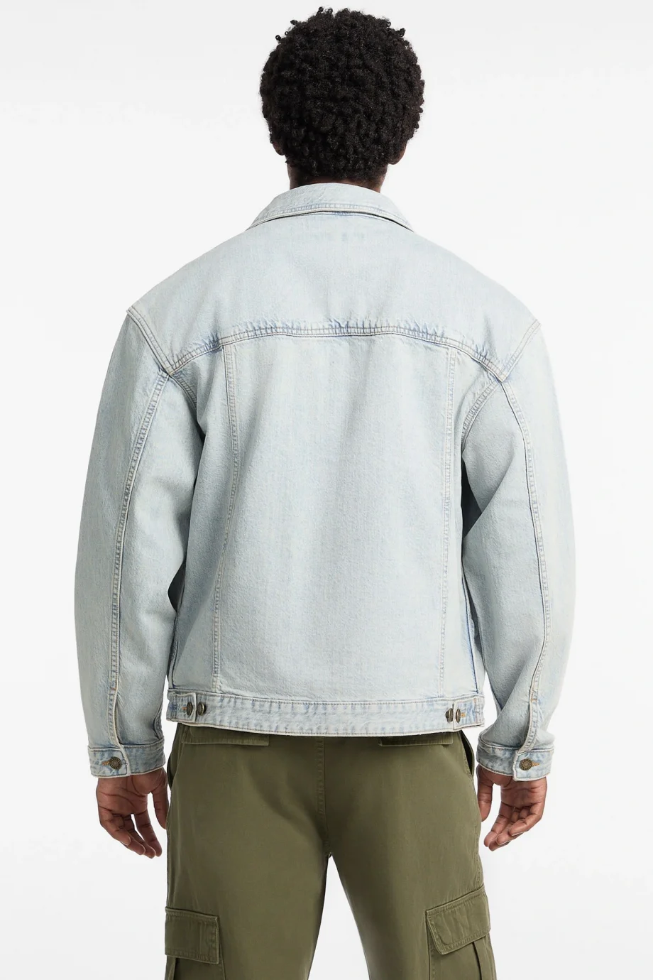 Guess Jeans Erkek Çok Renkli Denim Parka M5YN38D5M5A-GJVD