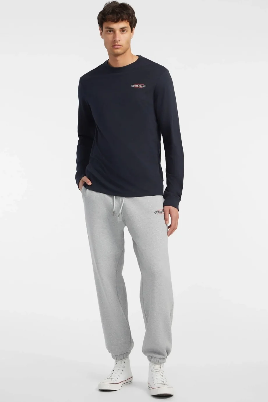 Guess  Erkek Gri Regular Fit Eşofman Altı M4YB18K9V31-H90Z