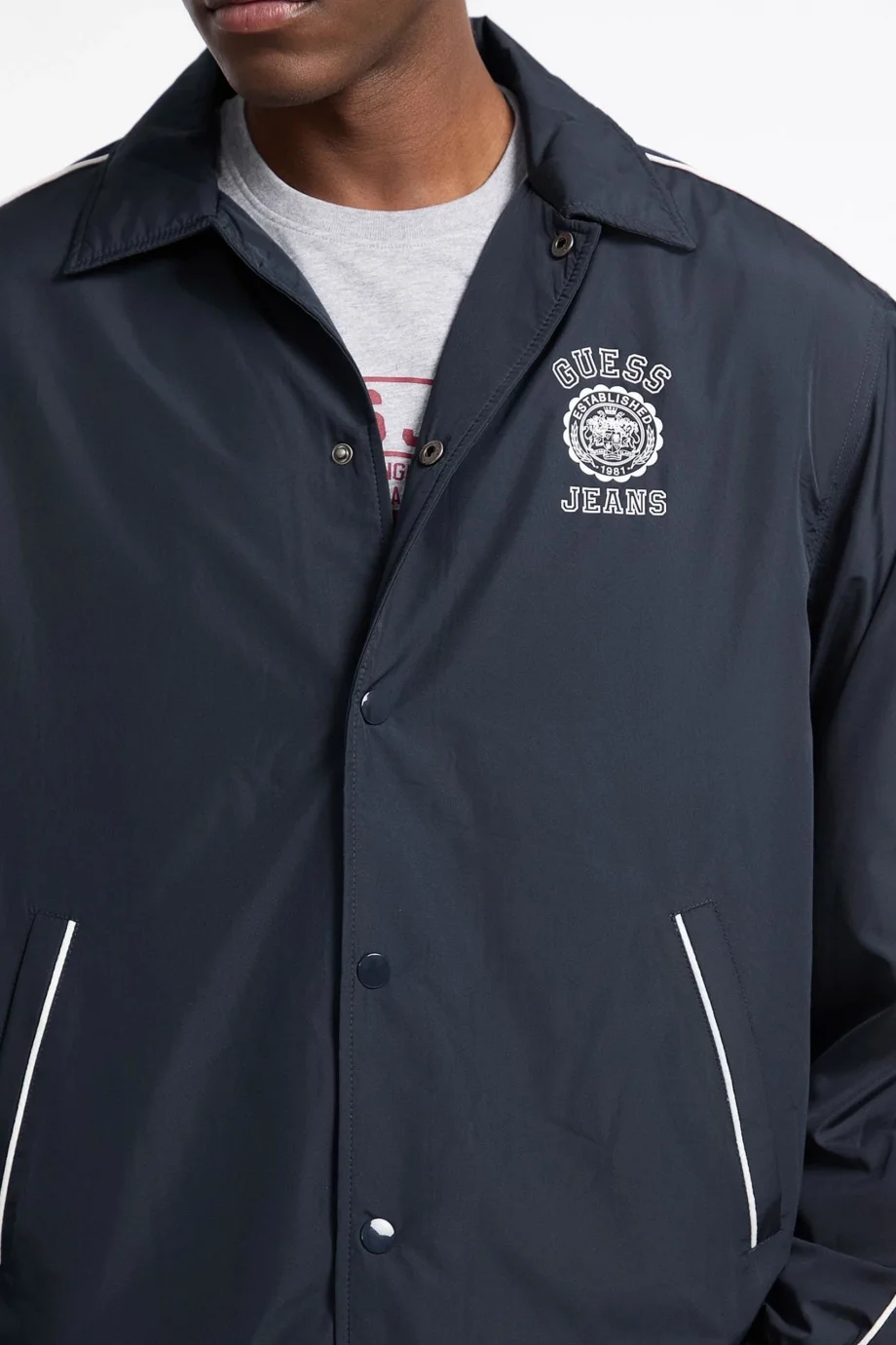 Guess Jeans Erkek Lacivert Ceket M5YL20WHF02-A71W