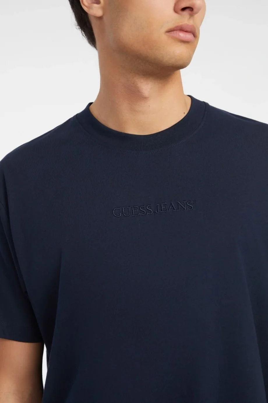 Guess Jeans Erkek Lacivert Oversize Fit T-Shirt M4YI44K8FQ4-A71W