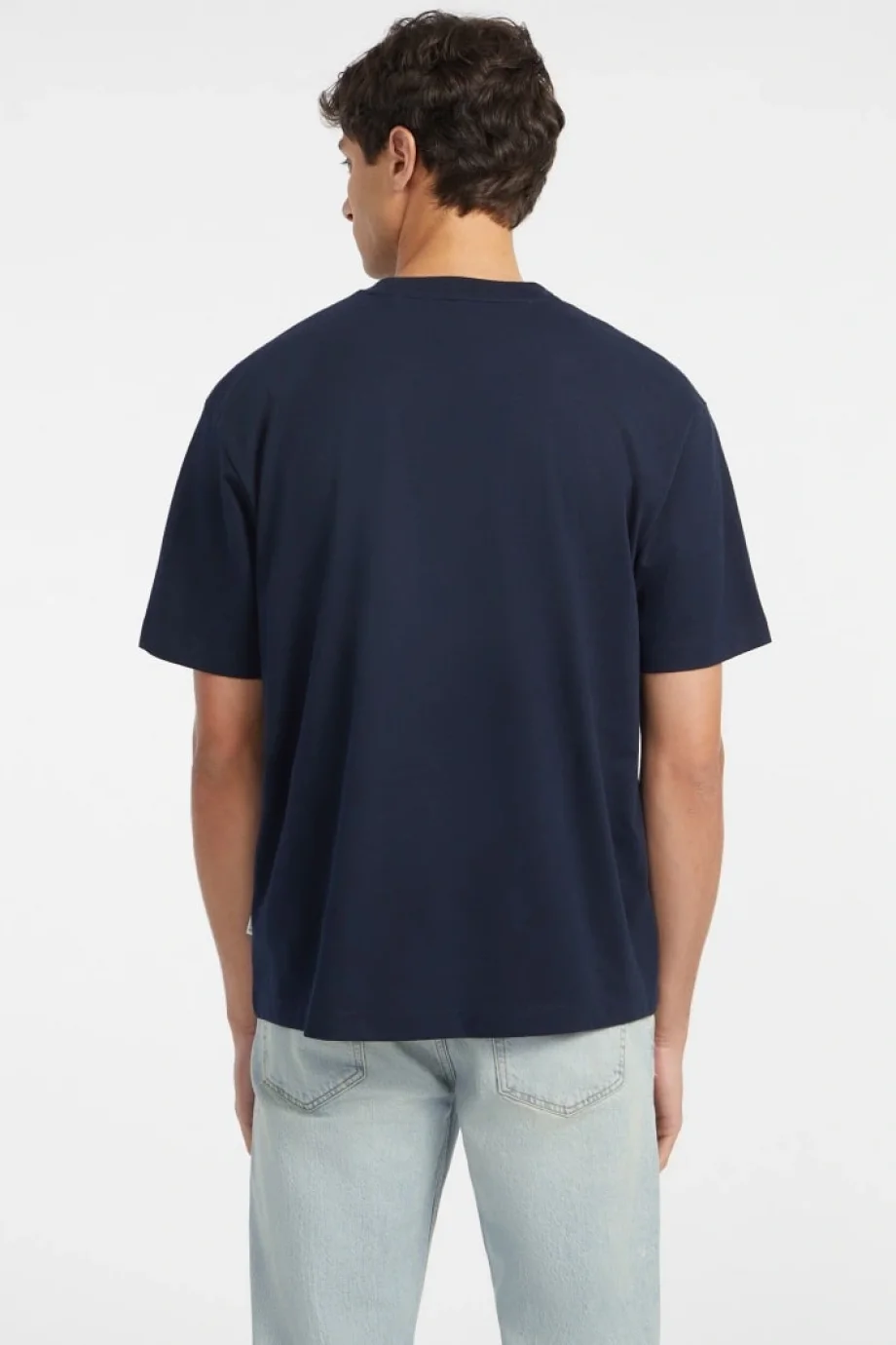 Guess Jeans Erkek Lacivert Oversize Fit T-Shirt M4YI44K8FQ4-A71W