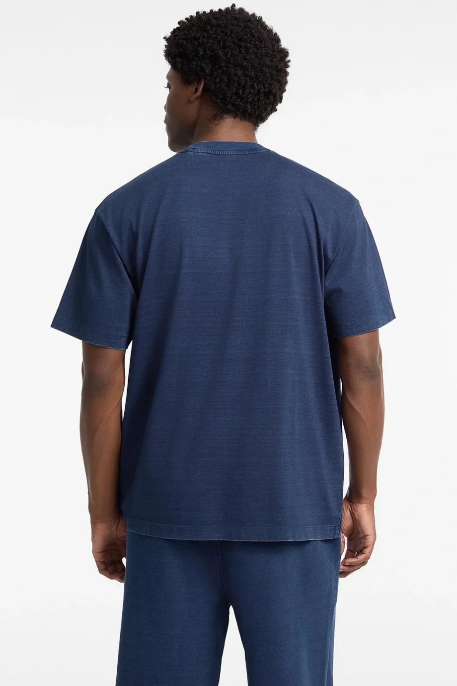 Guess Jeans Erkek Lacivert Oversize Fit T-Shirt M5YI11KCTG1-BL1N