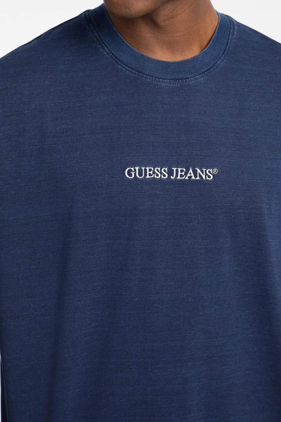 Guess Jeans Erkek Lacivert Oversize Fit T-Shirt M5YI11KCTG1-BL1N
