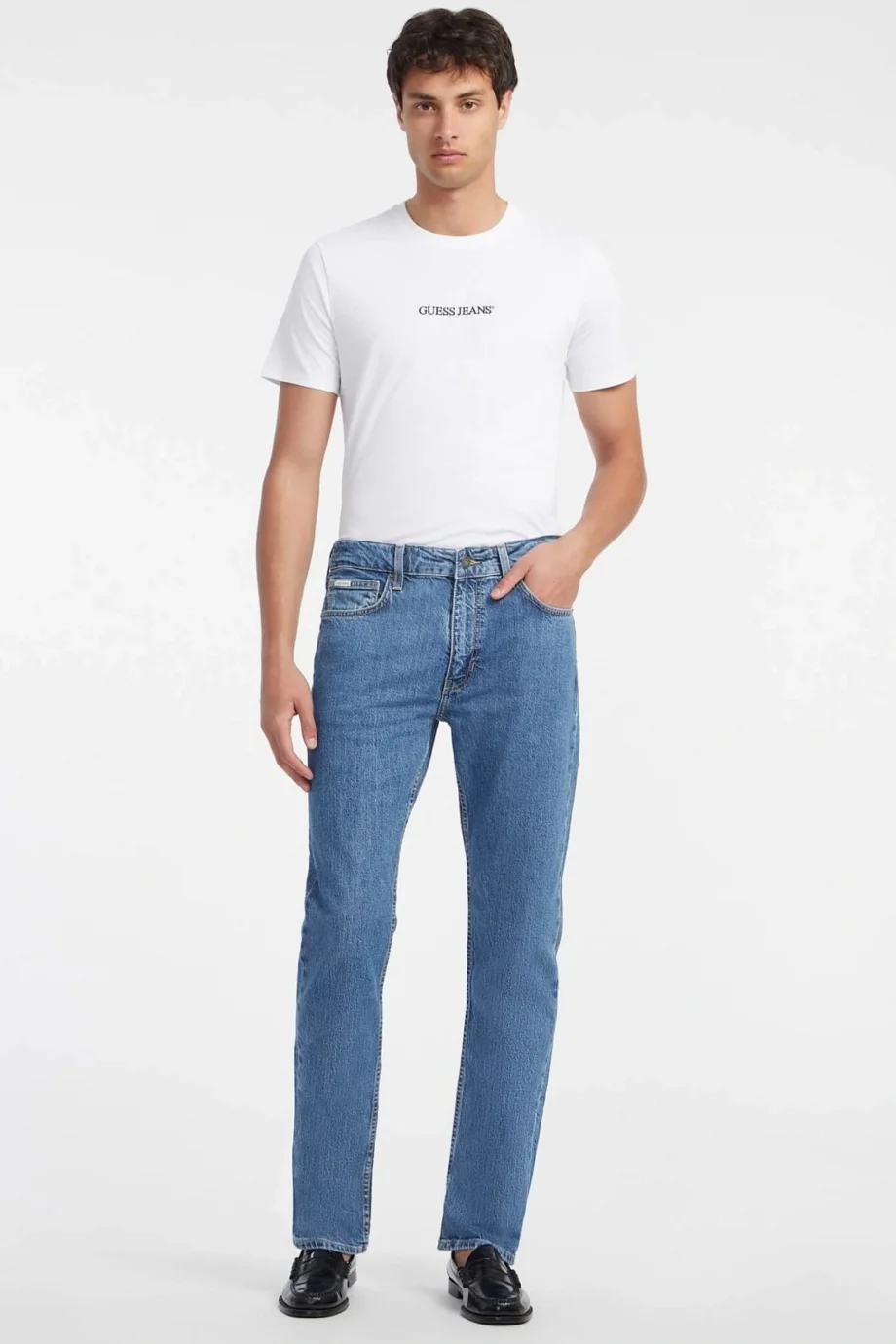 Guess Jeans Erkek Mavi Regular Fit Jean M4YA1BD5DO2-GAM1