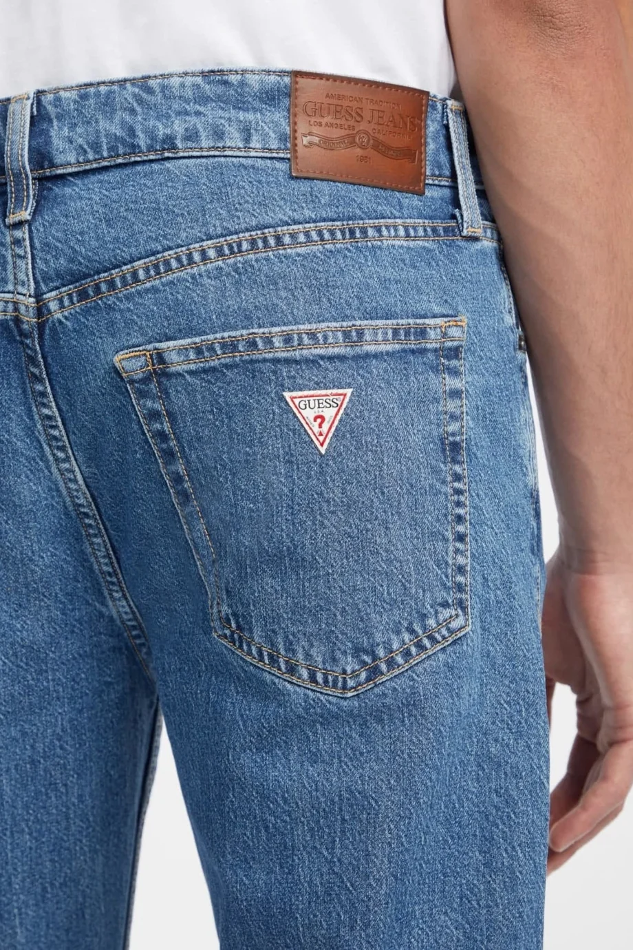 Guess Jeans Erkek Mavi Regular Fit Jean M4YA1BD5DO2-GAM1