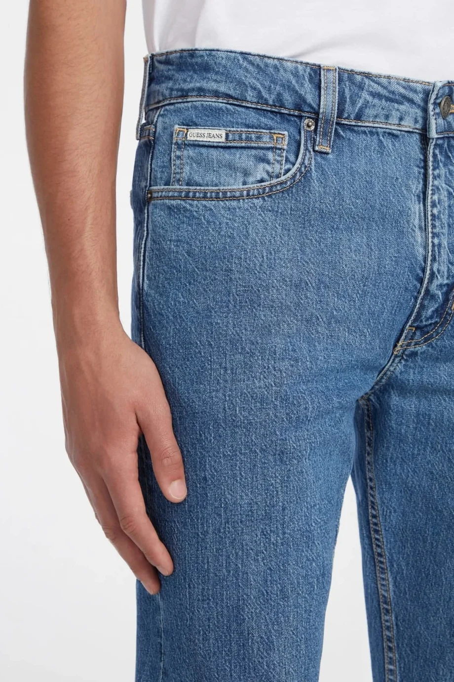 Guess Jeans Erkek Mavi Regular Fit Jean M4YA1BD5DO2-GAM1