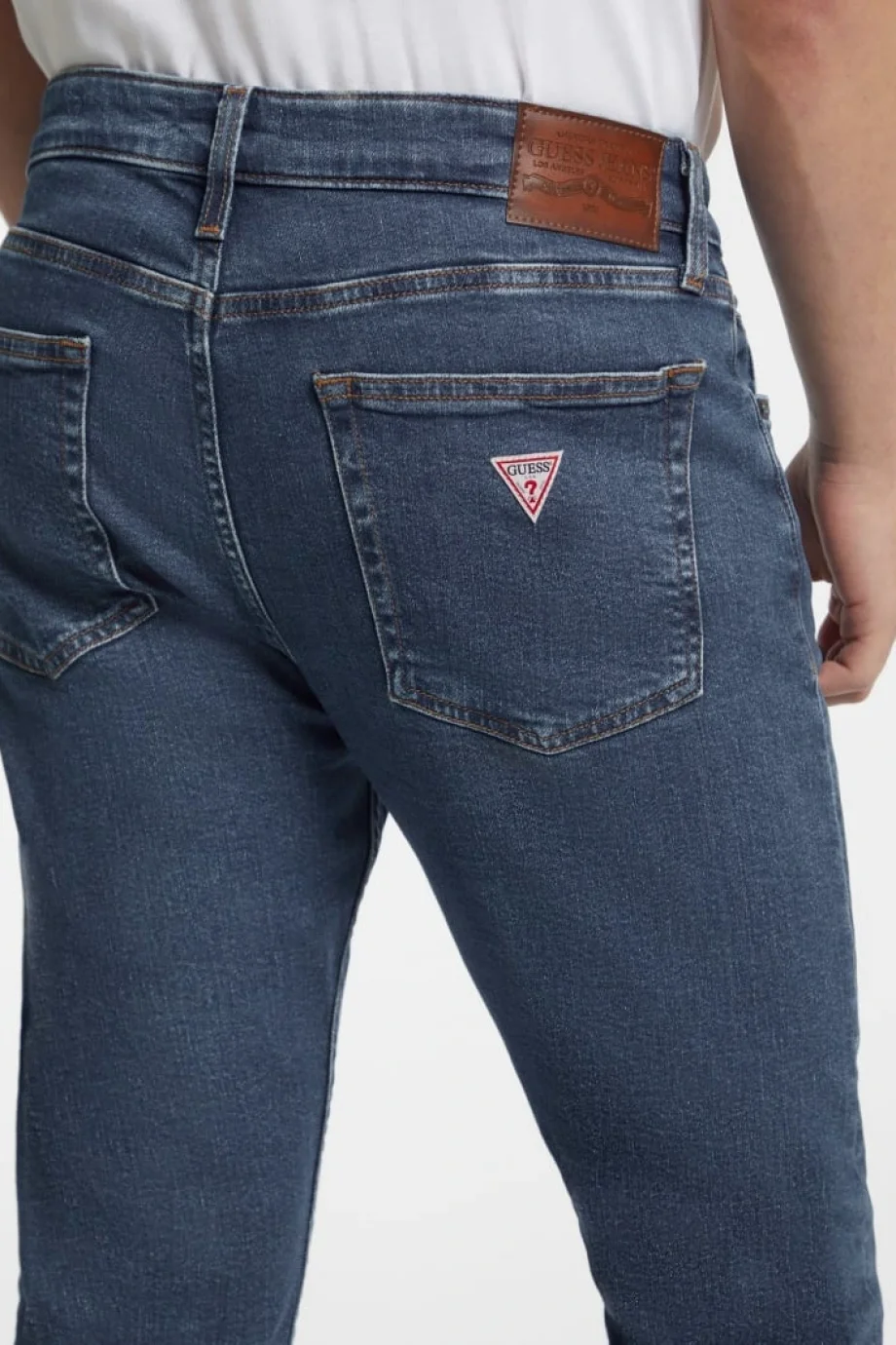 Guess Jeans Erkek Mavi Skinny Fit Jean M4YA0FD5DM2-VARM