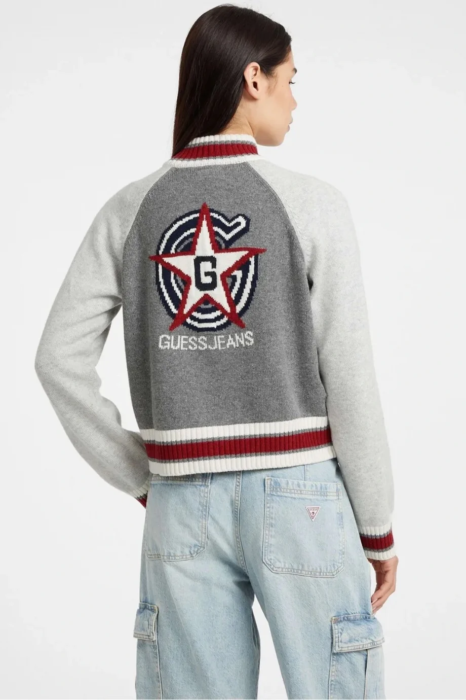 Guess Kadın Çok Renkli Yün Karışımlı Triko W5BR12Z0561-H91S