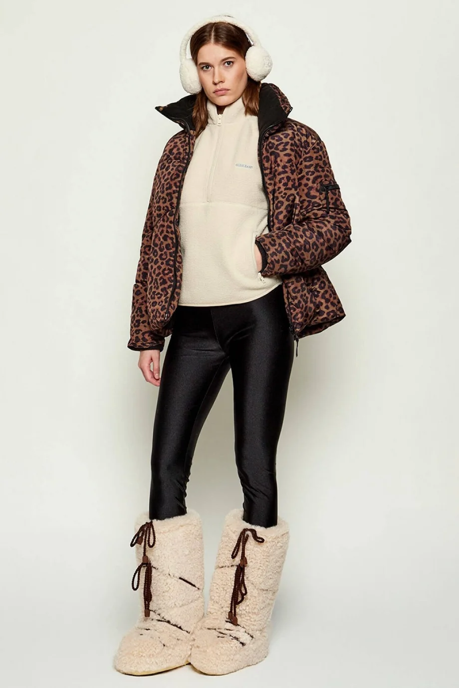 Guess Jeans Kadın Ekru Sweatshirt W5BQ18K1042-ECRU