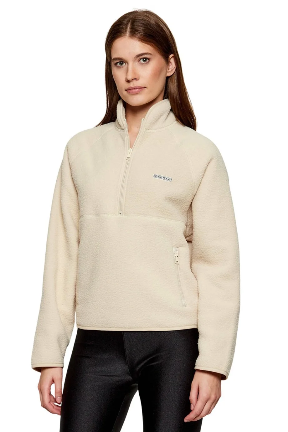 Guess Jeans Kadın Ekru Sweatshirt W5BQ18K1042-ECRU