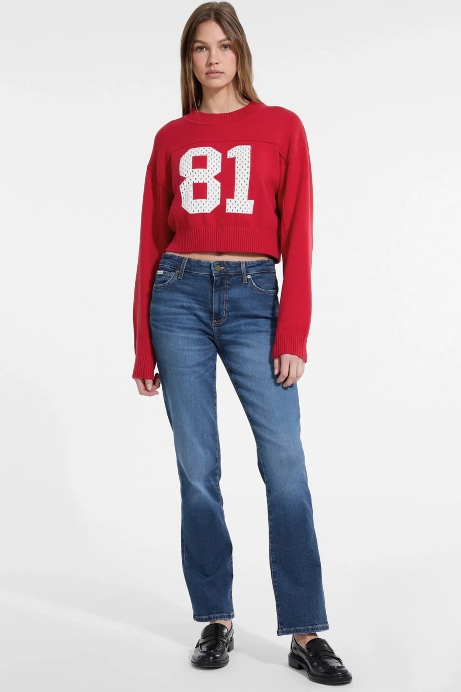 Guess Jeans Kadın Kırmızı Triko W5YR33Z3HM1-G585