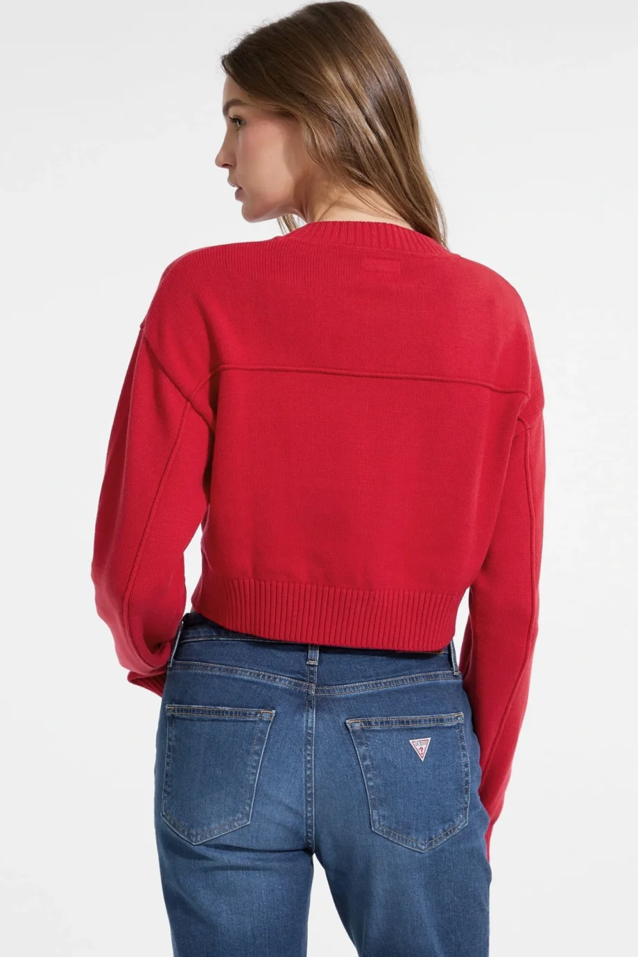 Guess Jeans Kadın Kırmızı Triko W5YR33Z3HM1-G585