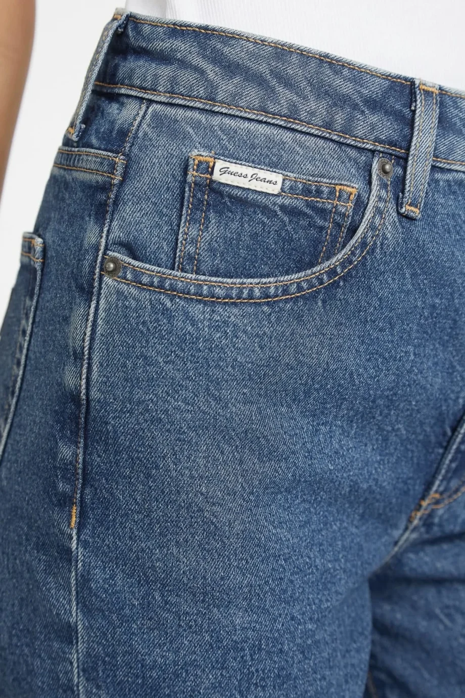 Guess Jeans Kadın Mavi Relaxed Fit Jean W4YA0DD5CC3-M3DW