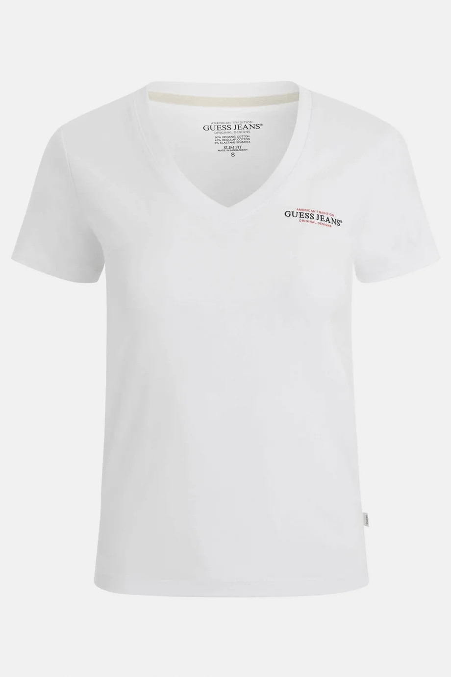 Guess Gj Ls Kadın Beyaz Slim Fit T-Shirt W4YI23J1314-G011