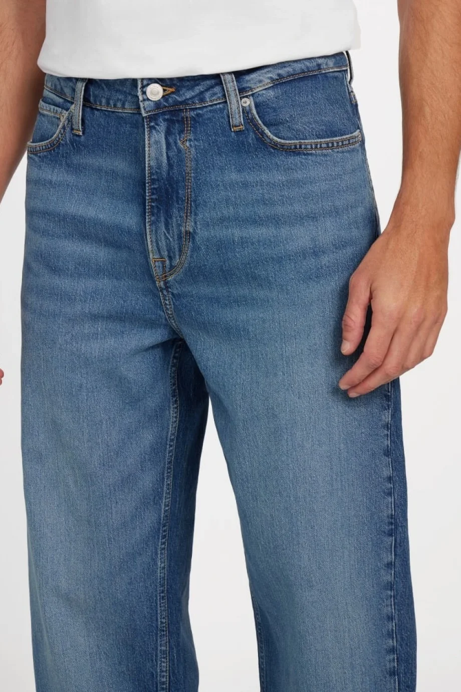 Guess Jett Erkek Mavi Loose Fit Jean M5BA0PD4K30-FLXI