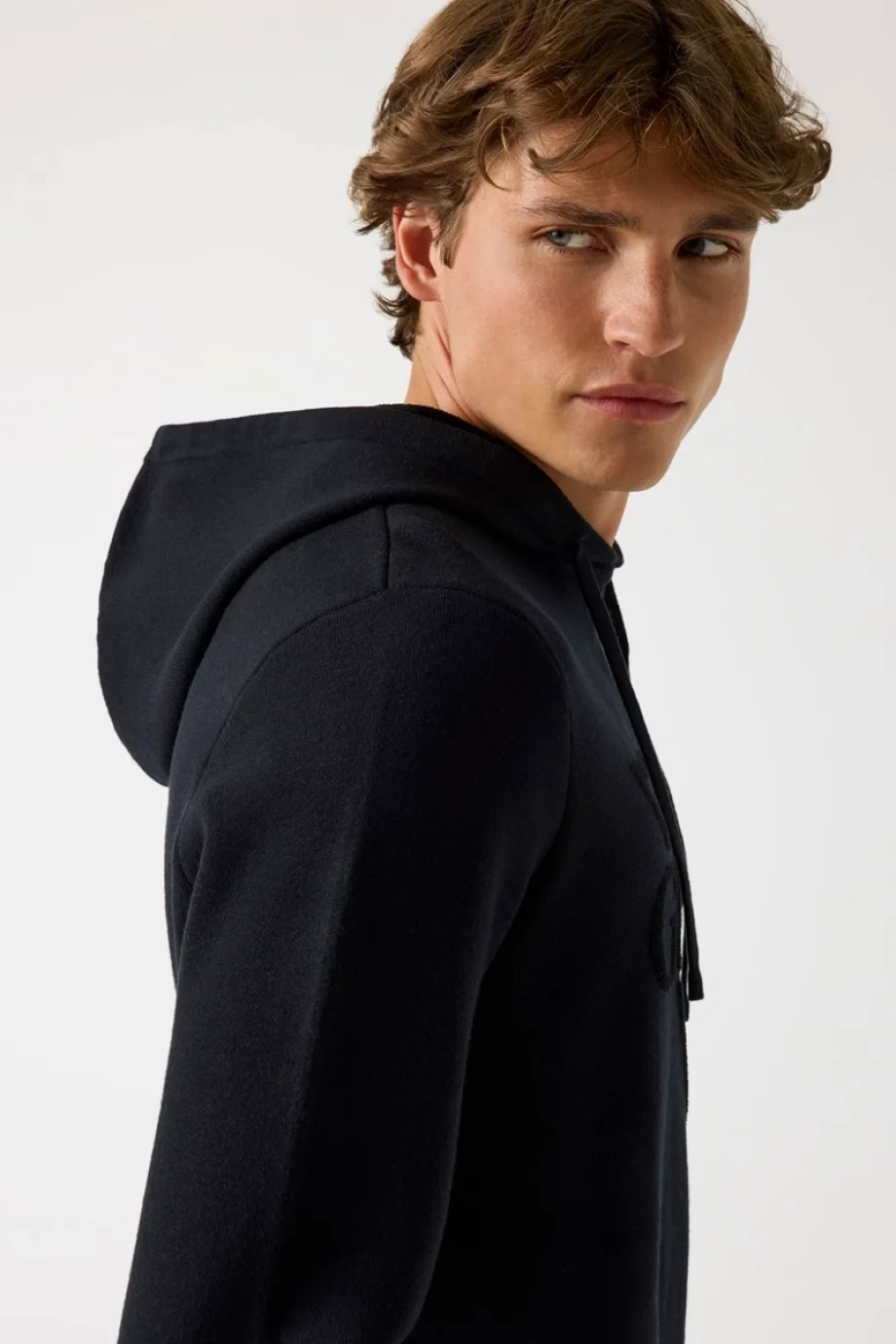 Guess Joby Erkek Siyah  Sweatshirt M5BR18Z0470-JBLK