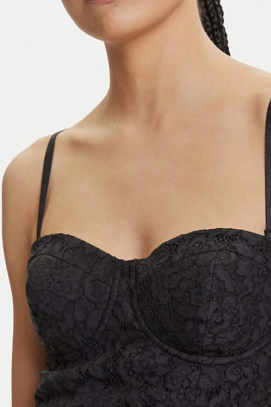 Guess Josiane Kadın Siyah Bluz W5YH42WHD00-JBLK