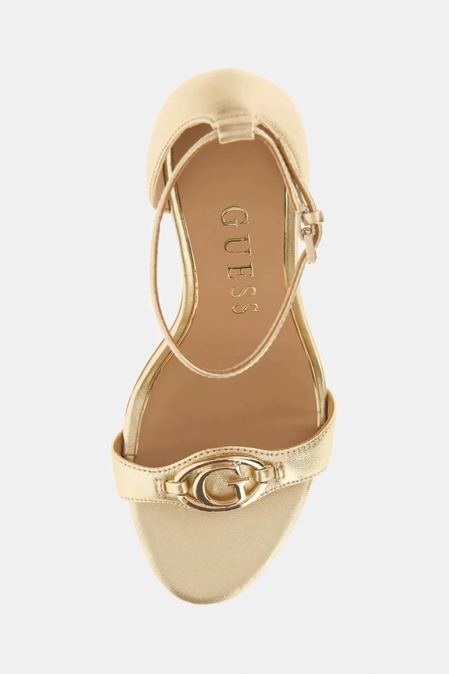 Guess Kabrina Kadın Sarı Deri Sandalet FLTKABLEM03-PLATI