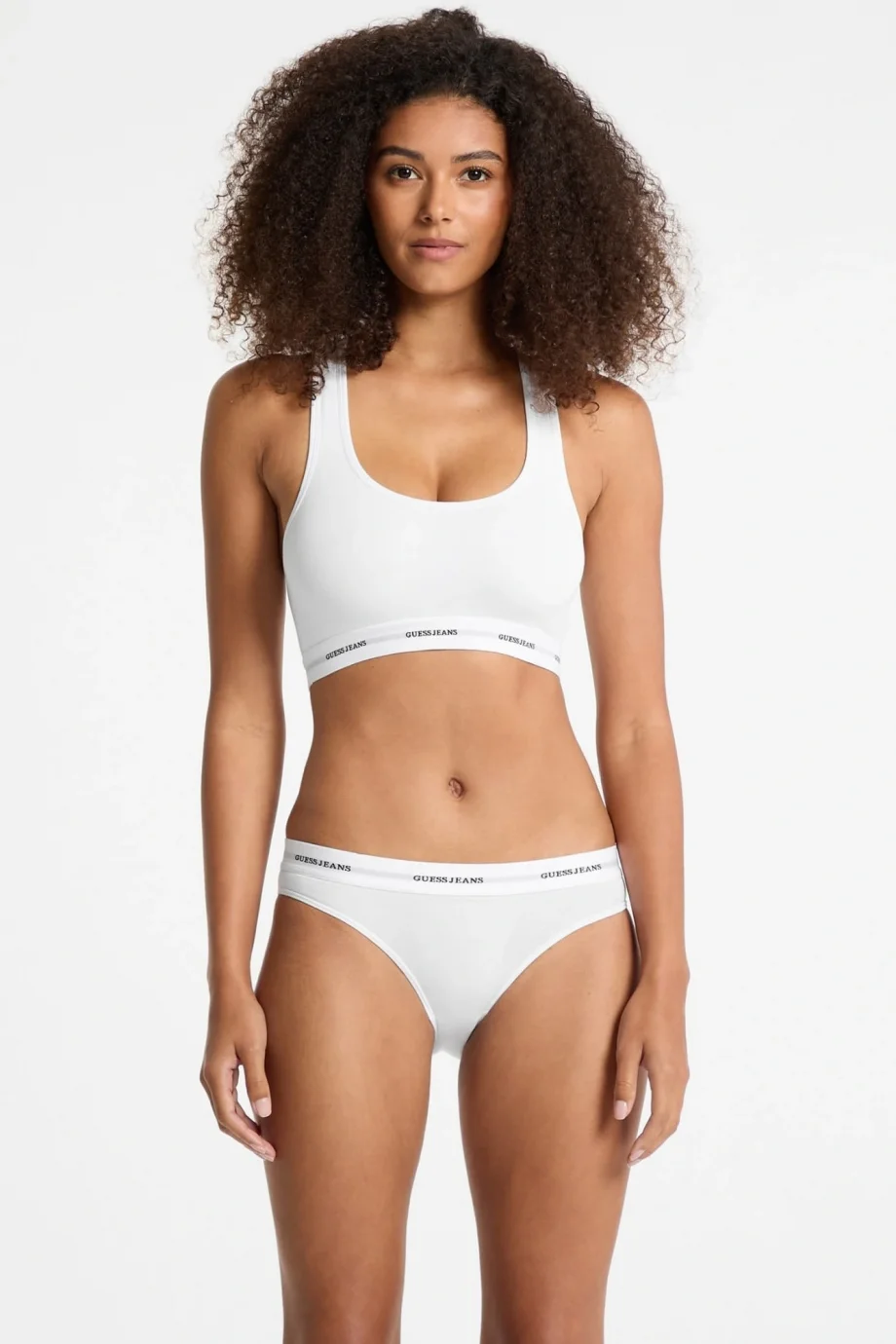 Guess Jeans Gj Bralette Kadın Beyaz Modal Karışımlı Bralet W4BZ31KBBU1-G011