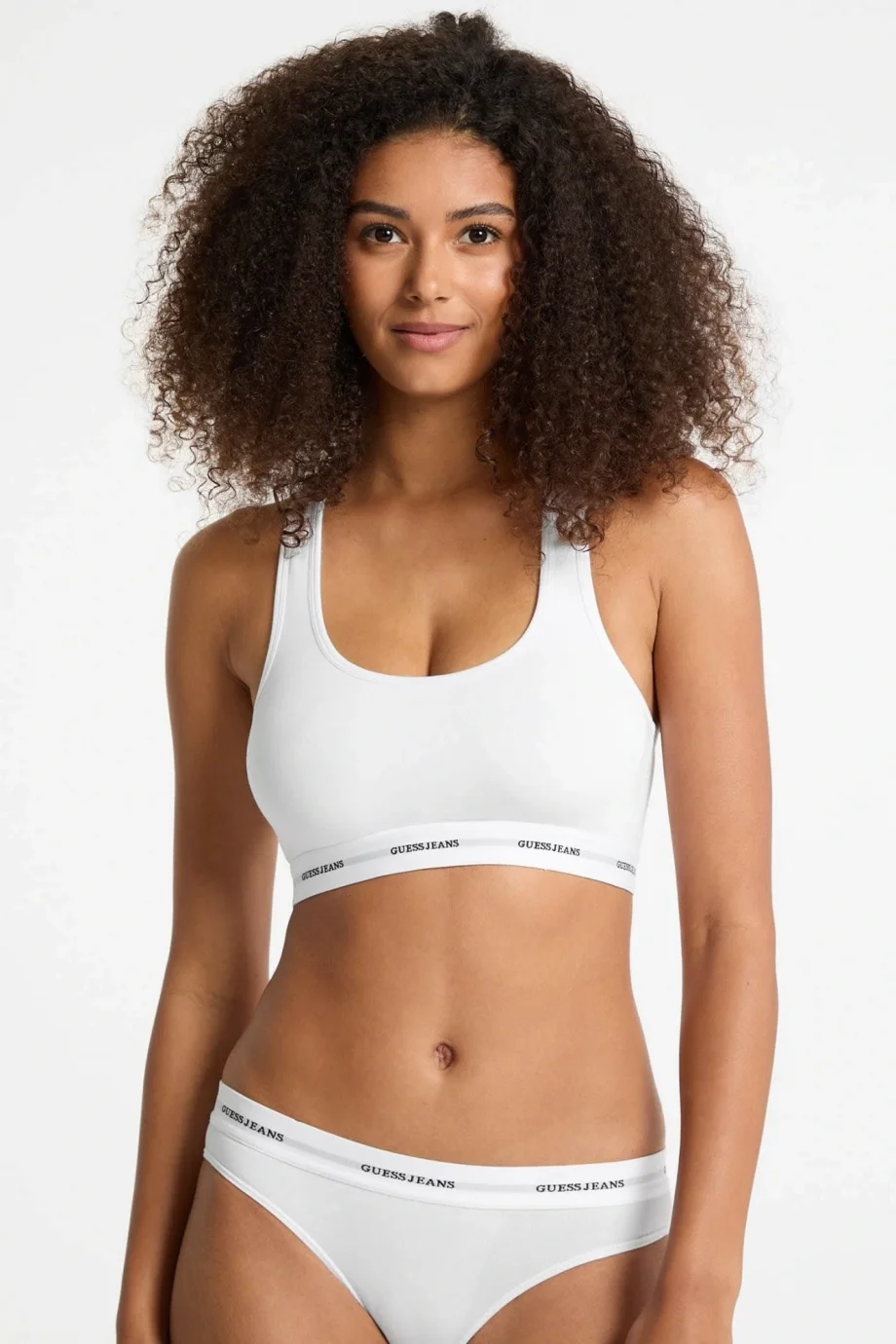 Guess Jeans Gj Bralette Kadın Beyaz Modal Karışımlı Bralet W4BZ31KBBU1-G011