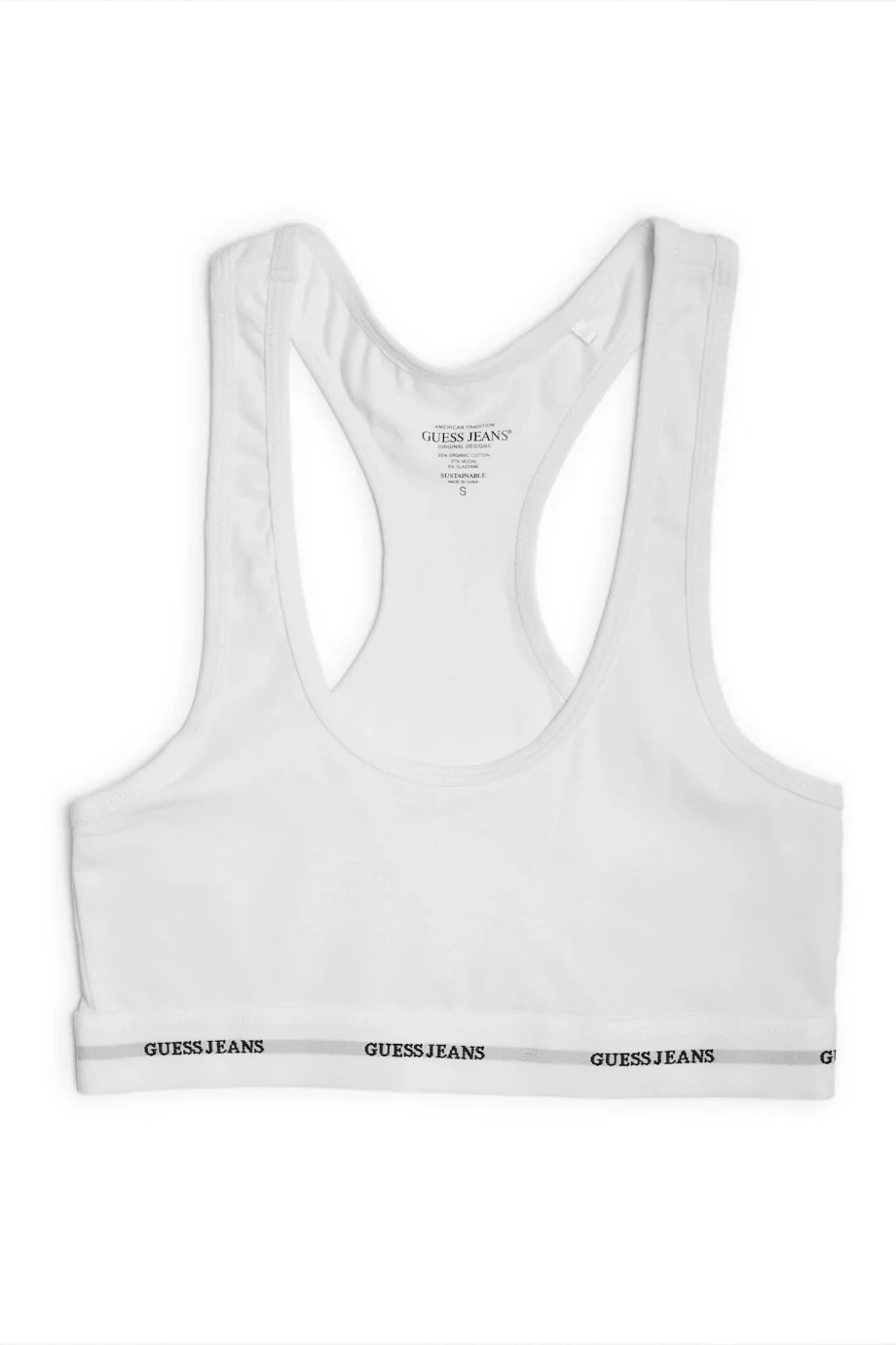 Guess Jeans Gj Bralette Kadın Beyaz Modal Karışımlı Bralet W4BZ31KBBU1-G011