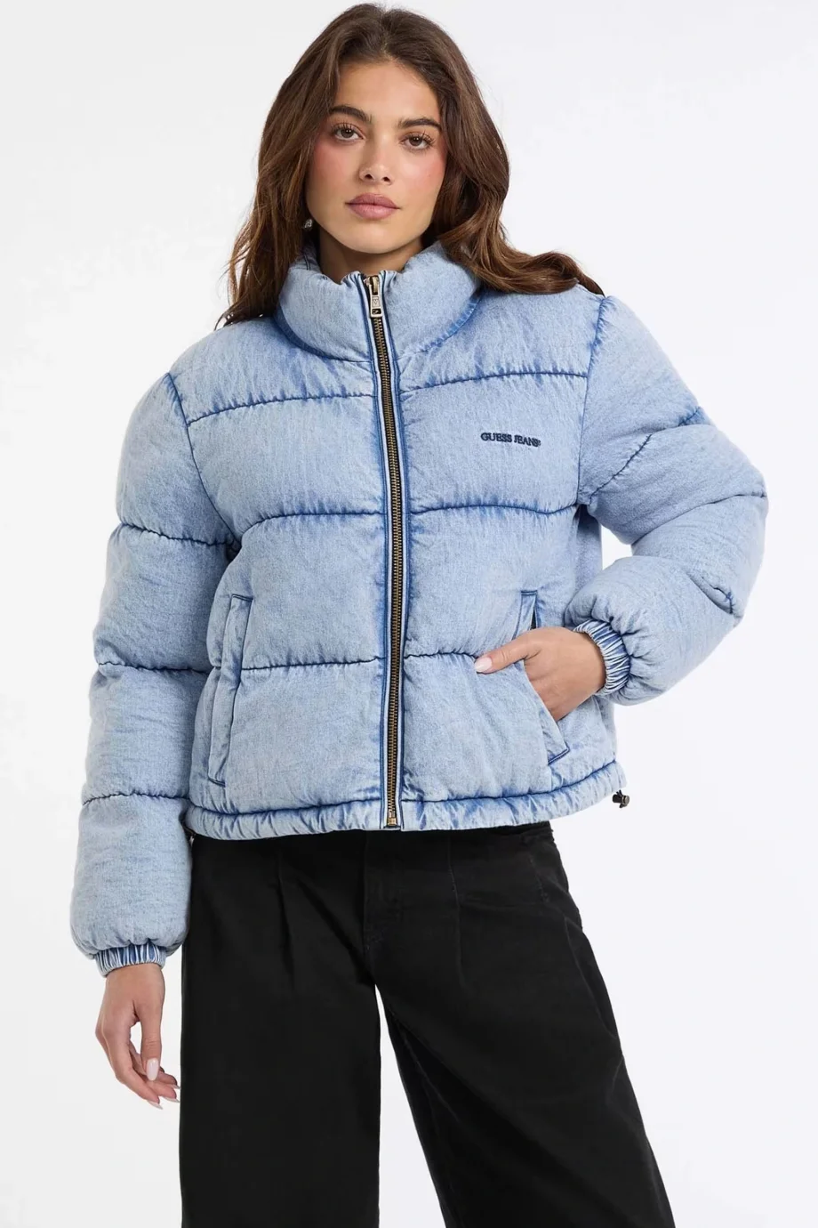 Guess Kadın Çok Renkli Denim Mont W5BL85D6181-MWCH