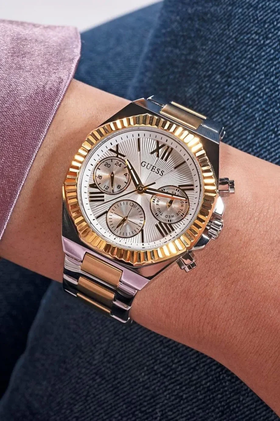 Guess Kadın Metalik Gri Kol Saati GUGW0769L3