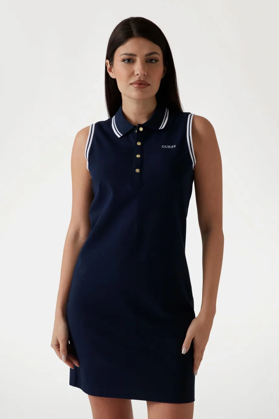 Guess Amaryllis Kadın Lacivert Aktif Elbise V5GK04KCOK1-A71W