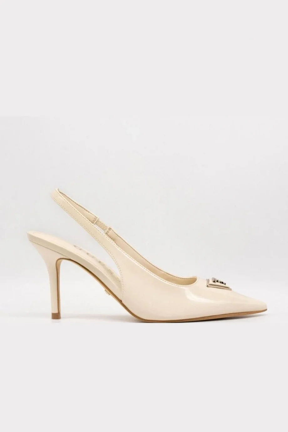 Guess NASSIR Kadın Krem Topuklu Ayakkabı FLJNASPAF05-CREAM