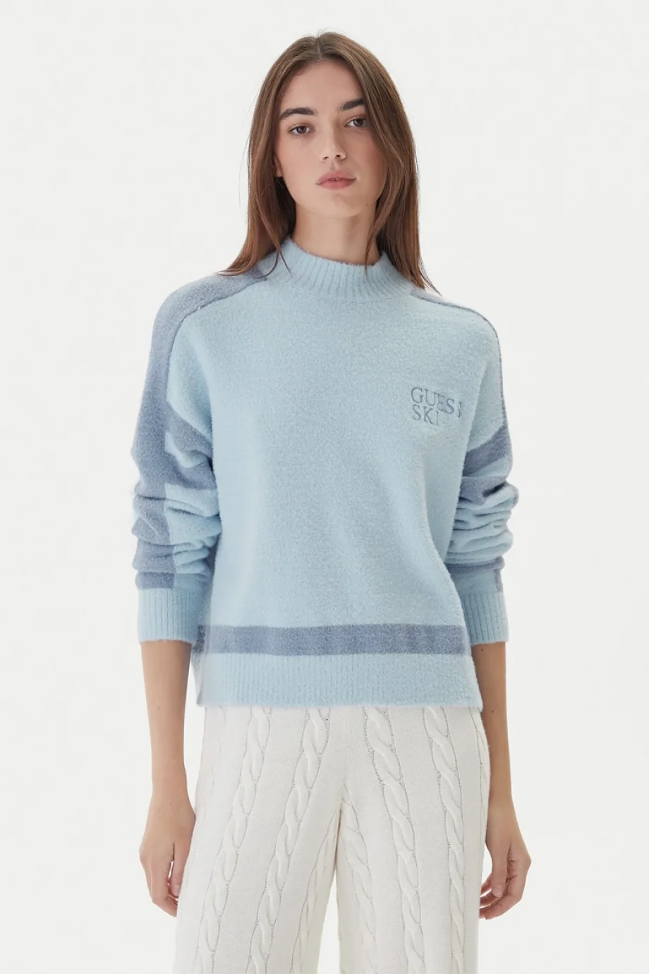 Guess Kamila Kadın Mavi Triko W5BR78Z4242-G7N1