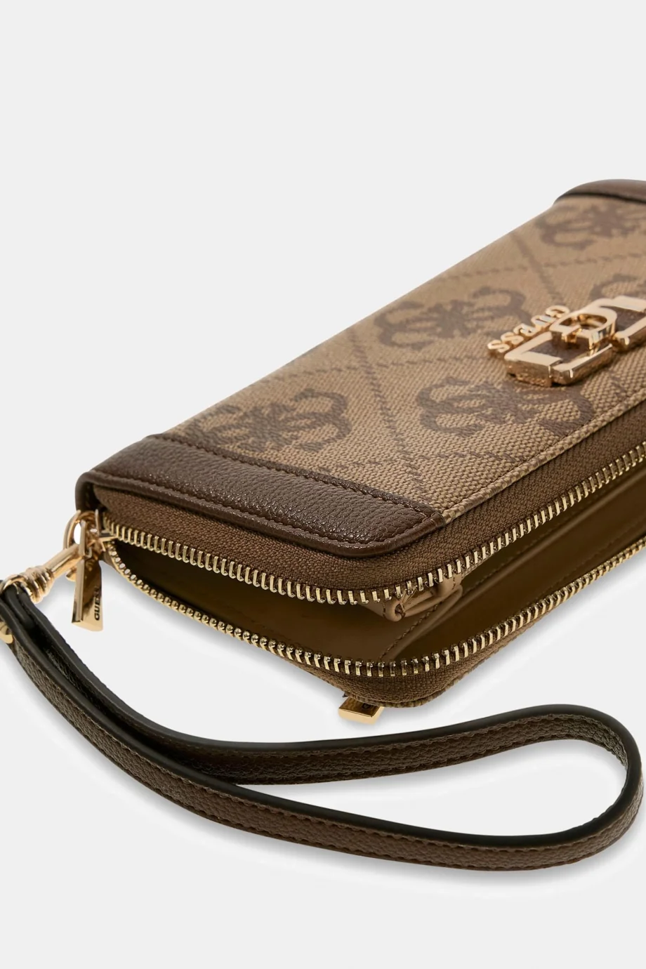 Guess Karnilla Logolu Büyük Boy Kadın Kahverengi Cüzdan SWOS9901146-LGW