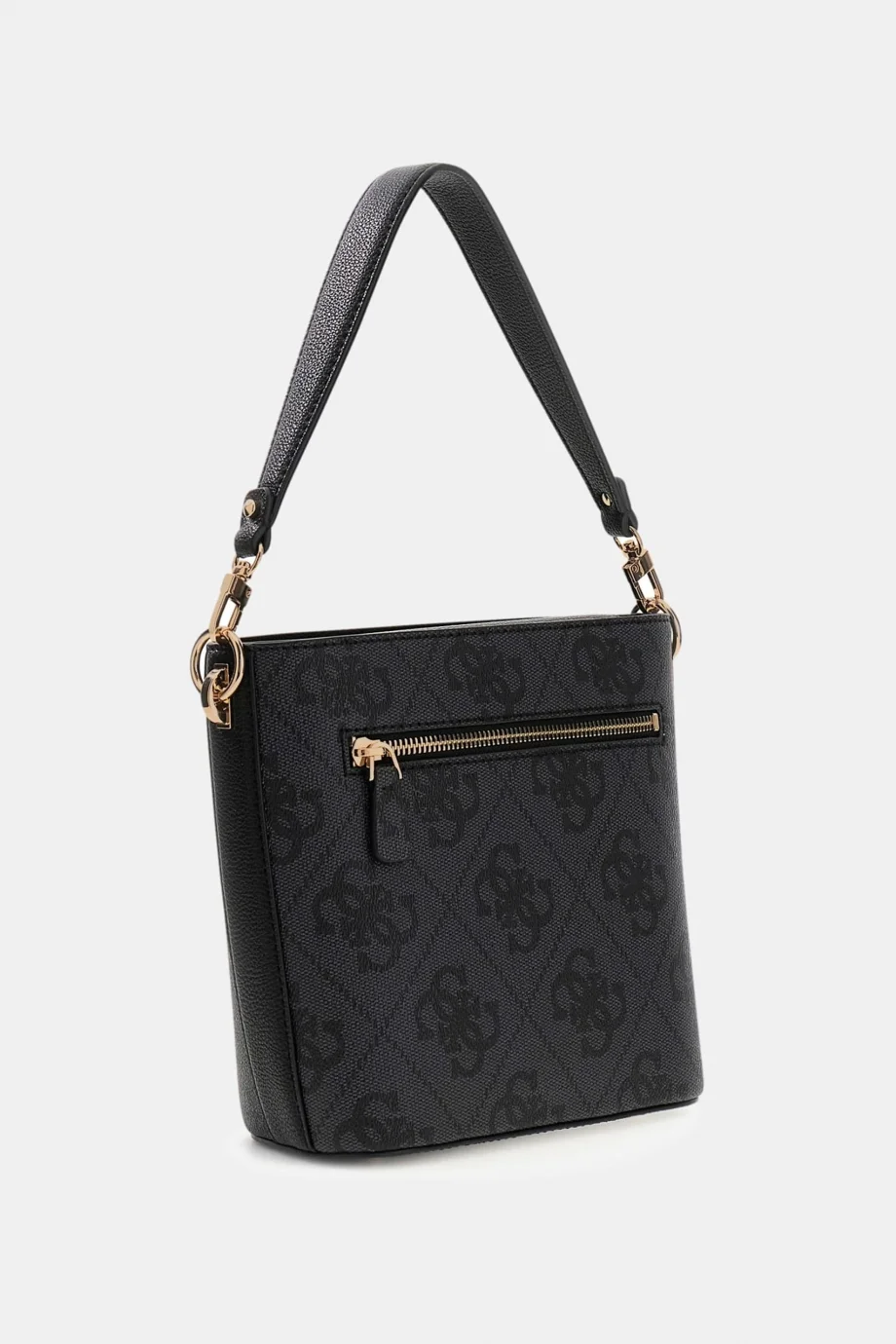 Guess Karnilla Logolu Büzgülü Kadın Antrasit El Çantası HWOS9901010-CLO