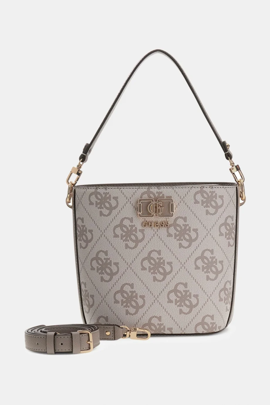 Guess Karnilla Logolu Büzgülü Kadın Krrem El Çantası HWOS9901010-DKO