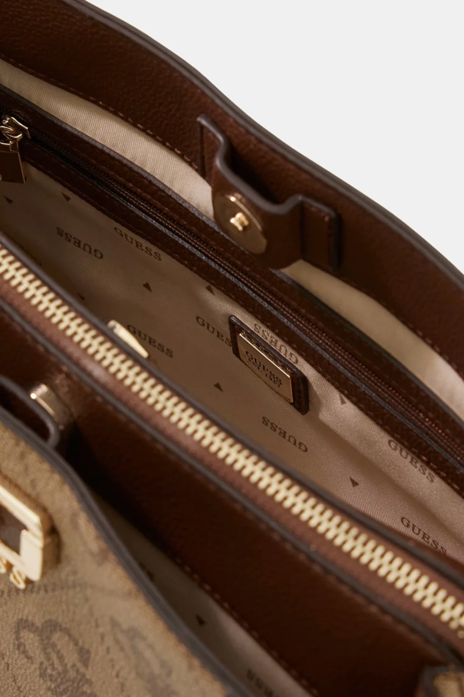 Guess Karnilla Logolu Girlfriend Kadın Kahverengi El Çantası HWOS9901060-LGW