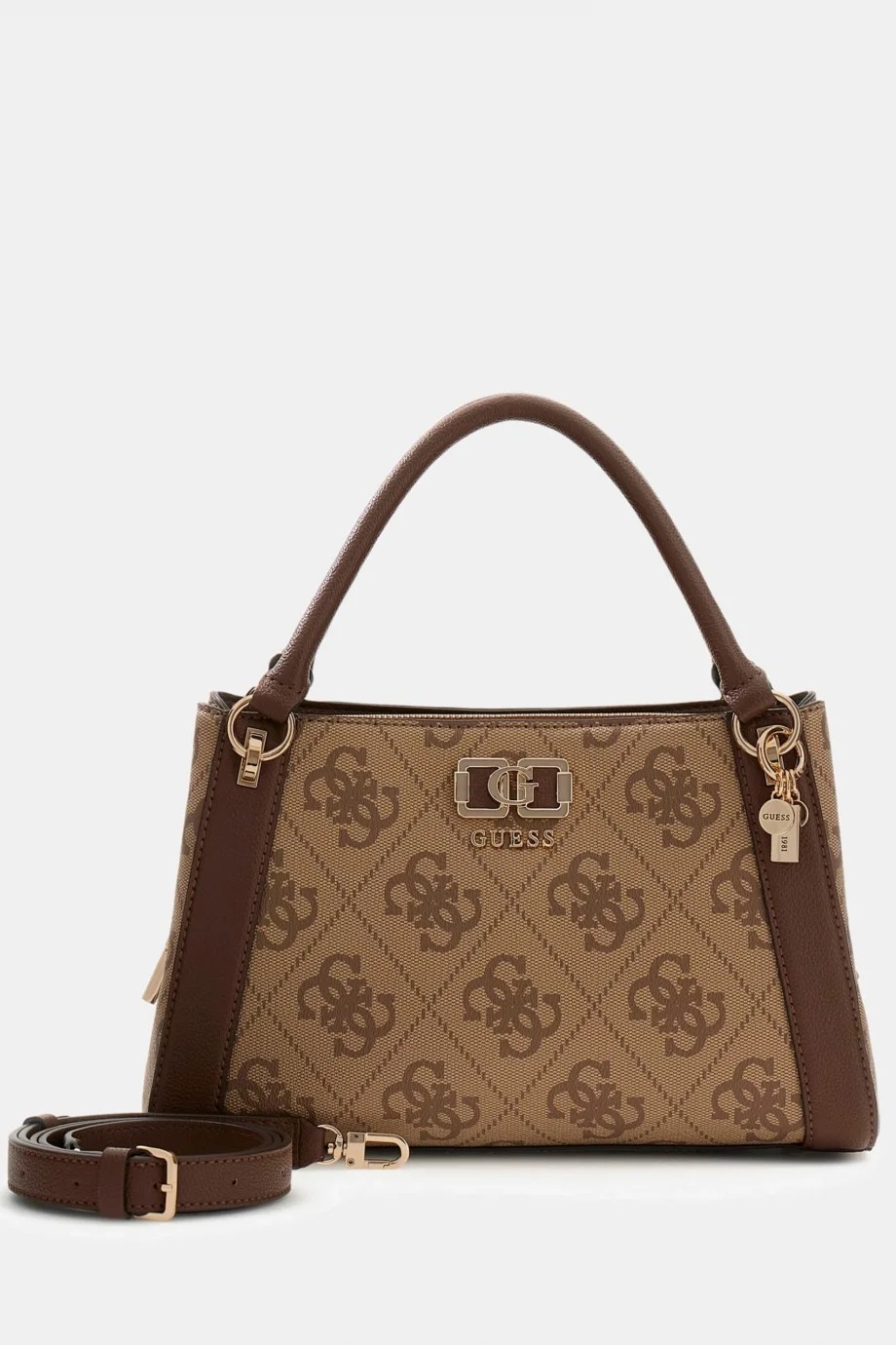 Guess Karnilla Logolu Girlfriend Kadın Kahverengi El Çantası HWOS9901060-LGW