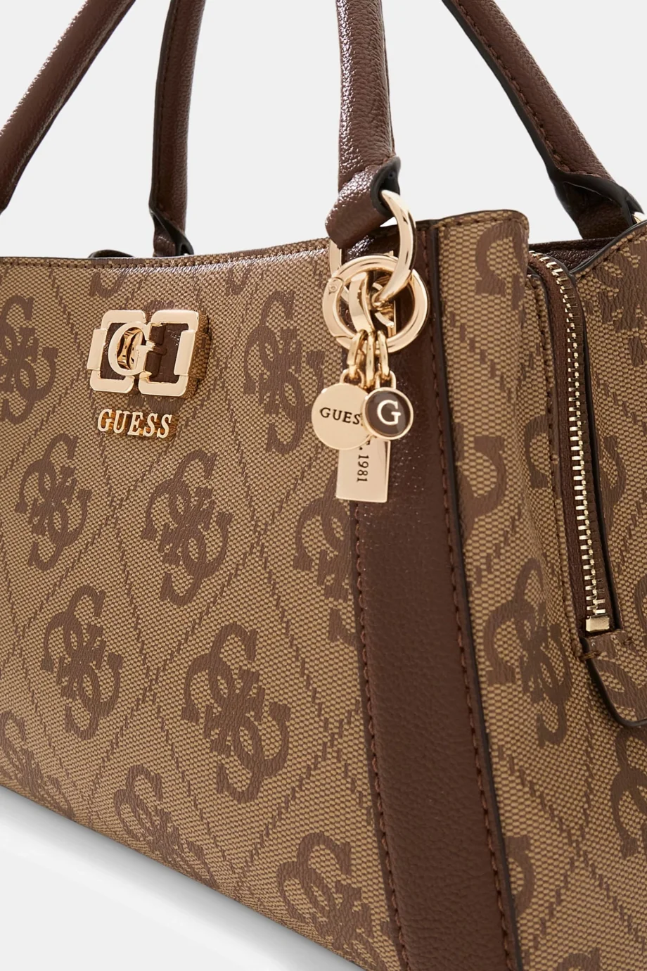 Guess Karnilla Logolu Girlfriend Kadın Kahverengi El Çantası HWOS9901060-LGW