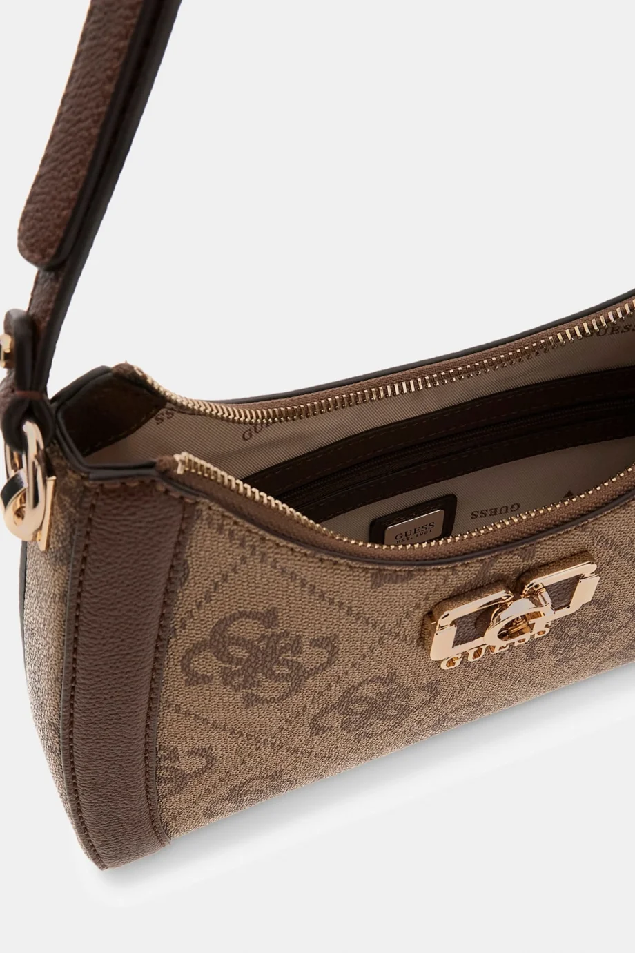 Guess Karnilla Logolu Omuz Kadın Kahverengi Omuz Çantası HWOS9901180-LGW