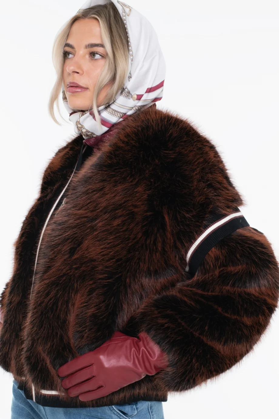 Guess Katia Kadın Çok Renkli Kürk W5BL67W3790-FNH1