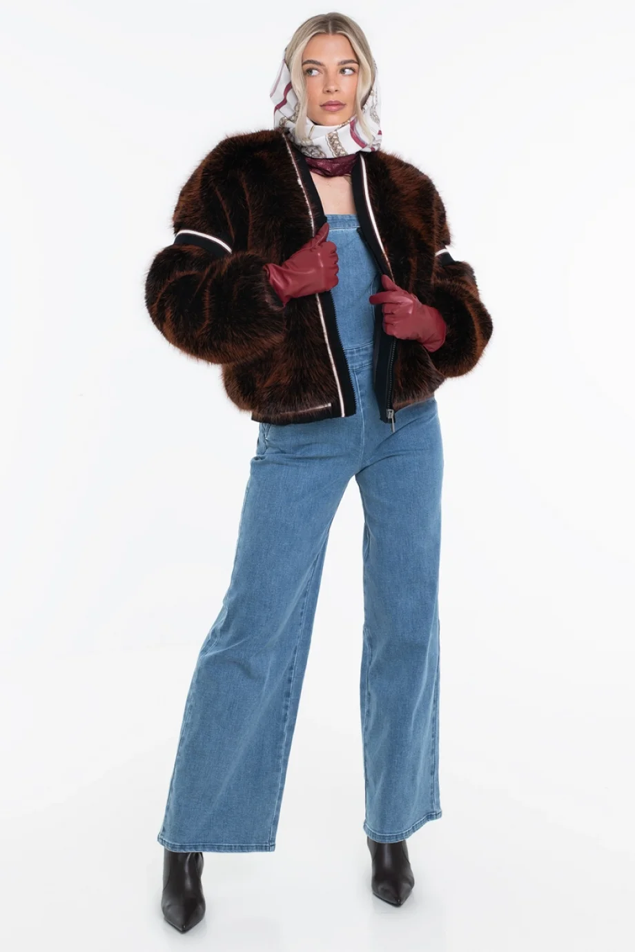 Guess Katia Kadın Çok Renkli Kürk W5BL67W3790-FNH1