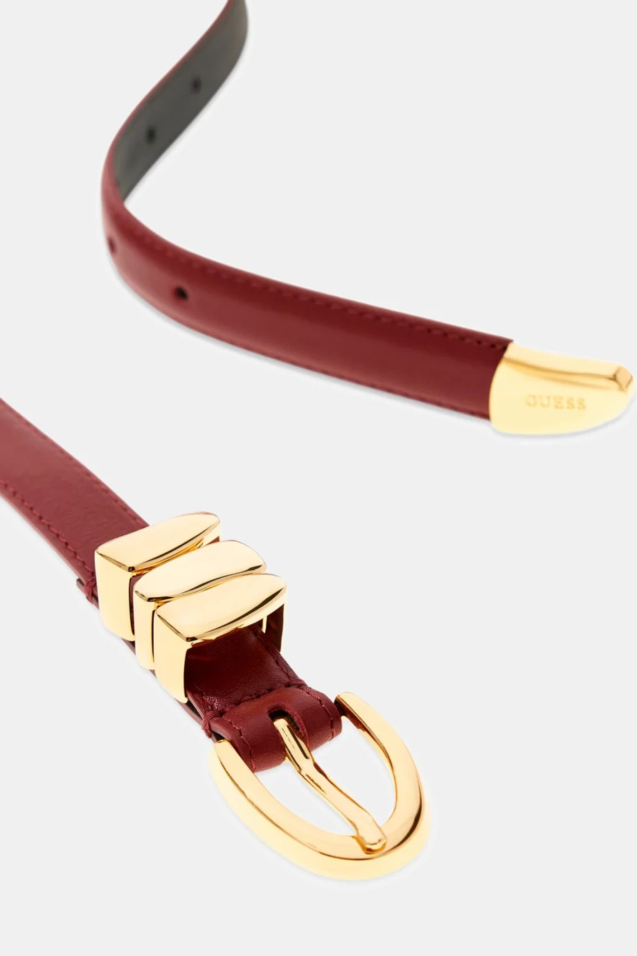 Guess Katyaandra Kadın Bordo Ayarlanabilir Deri Kemer BW9280P5420-BOR