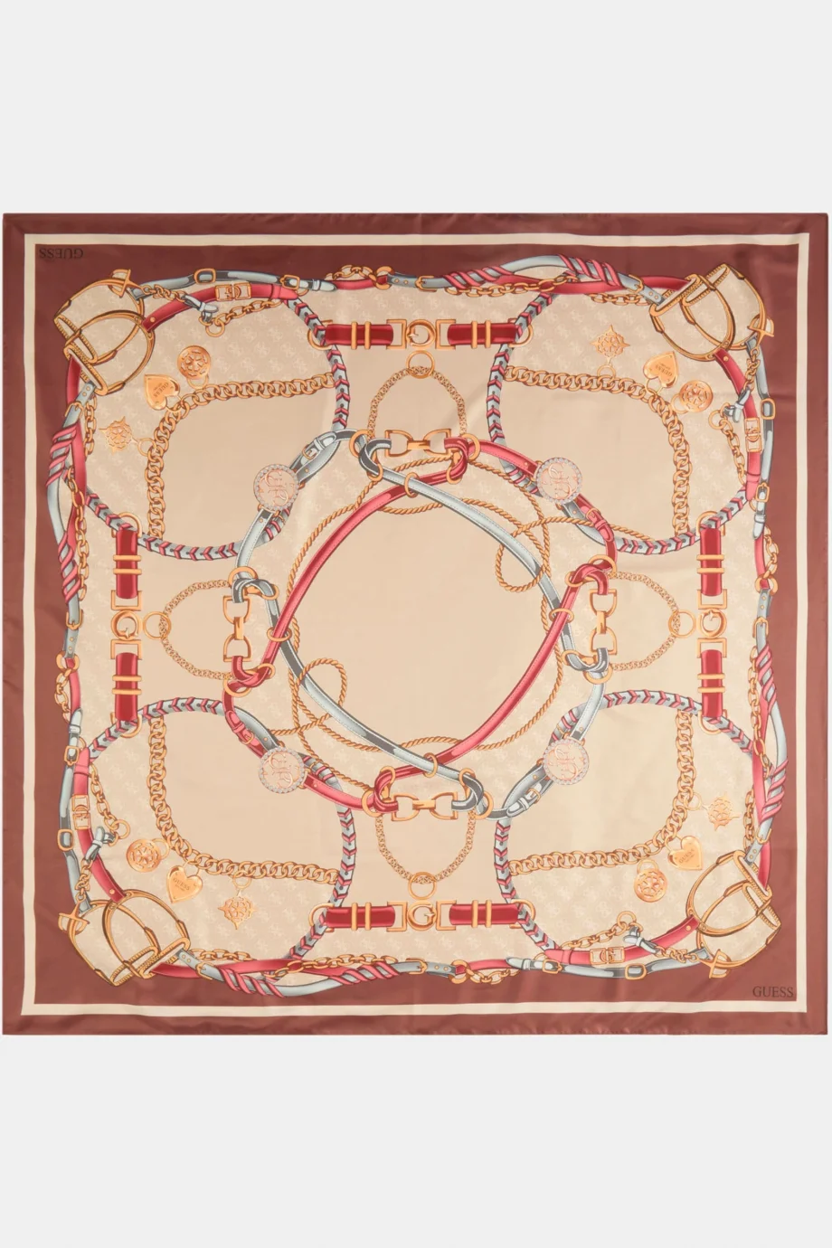 Guess Kefiah 120x120 Kadın Kahverengi Eşarp AW5444POL01-PMC