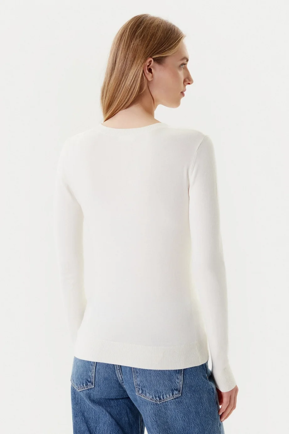 Guess Kiara Kadın Beyaz Triko W5YR23Z2NQ2-G012