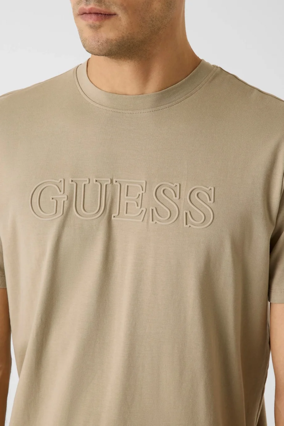 Guess Kısa Kollu Alphy Erkek Gri T-shirt Z2YI11J1314-G9I0
