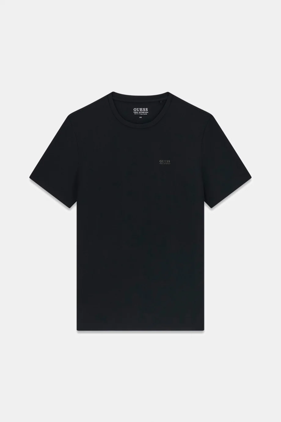 Guess Kısa Kollu Bisiklet Yaka Yeni Teknik Esnek Erkek Siyah T-shirt M6RI19KD202-JBLK