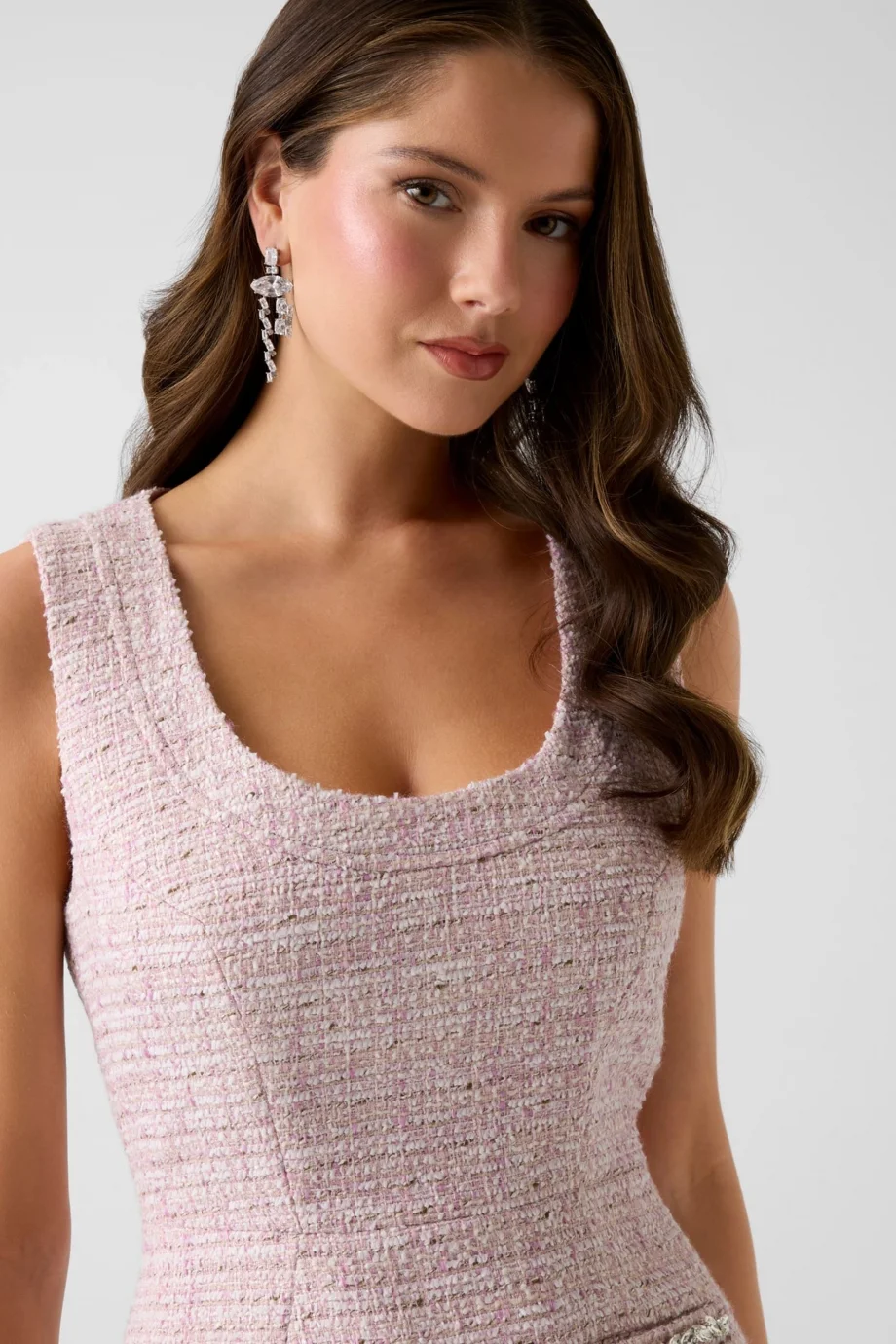 Guess Kolsuz Clotilde Tüvit Kadın PUDRA Elbise W6RK28WJ632-F6ZP