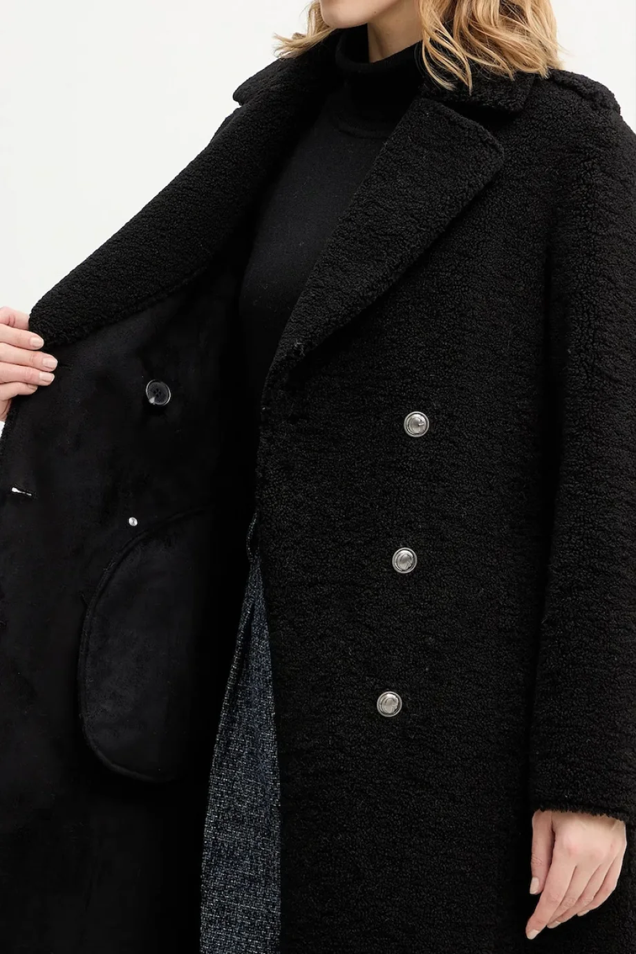 Guess Laila Kadın Siyah Kürk W5BL62W4190-JBLK