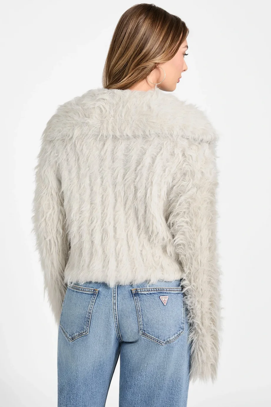 Guess Lara Kadın Bej Yün Karışımlı Triko W5BR60Z0880-F9AW